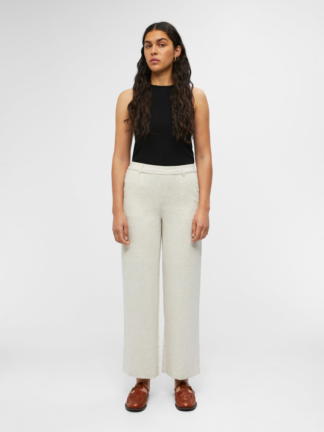 OBJSANNE Pants - Sandshell